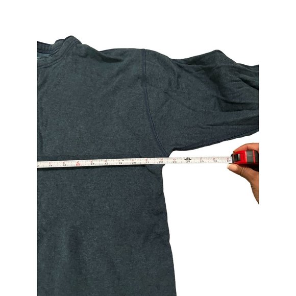 l.l. bean blue long sleeve cozy shirt size xl tall | e2 - Picture 4 of 5